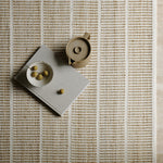 Trellis Rug White, Armadillo