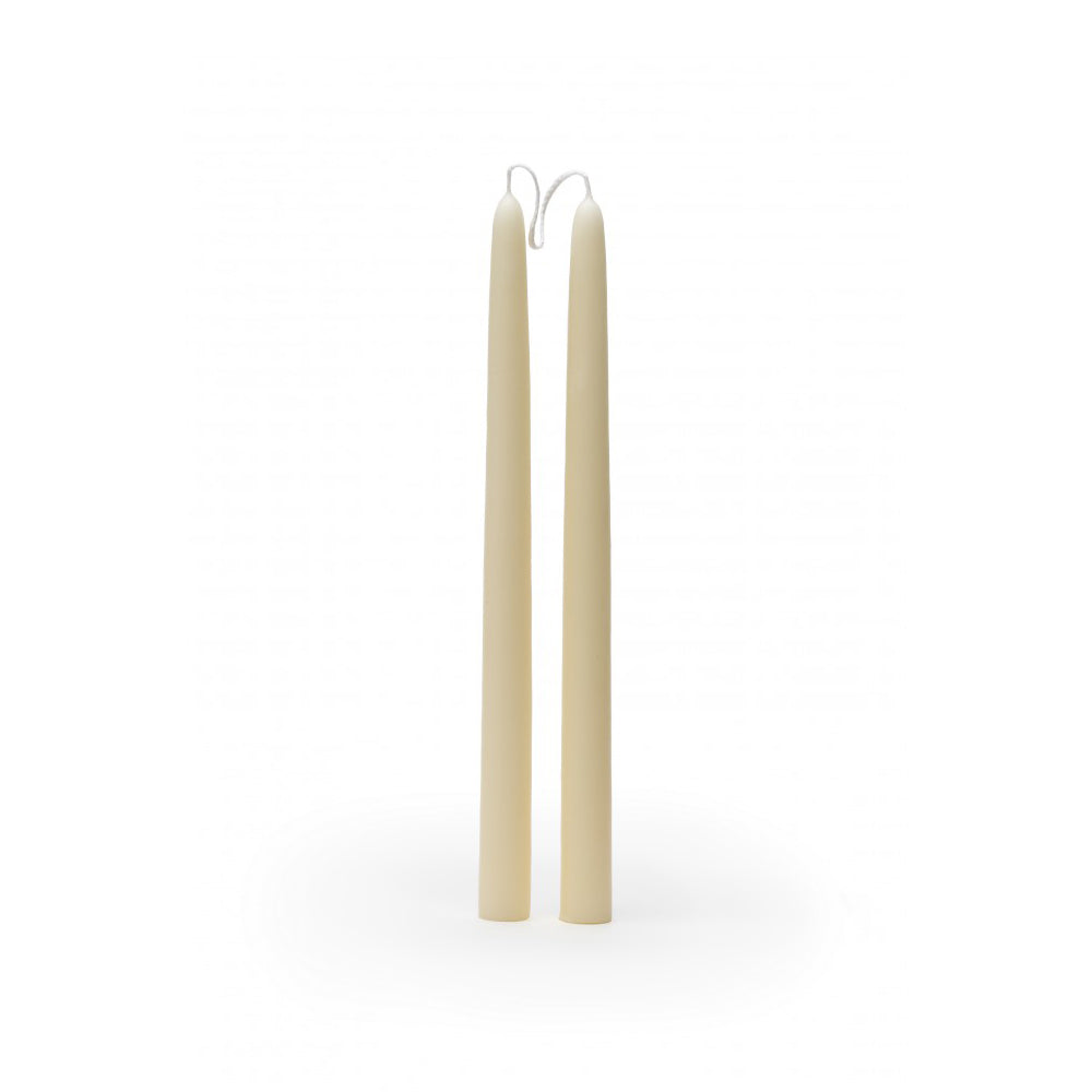 Pale Beeswax Dinner Candles, Dipam