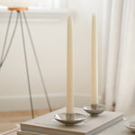 Pale Beeswax Dinner Candles, Dipam