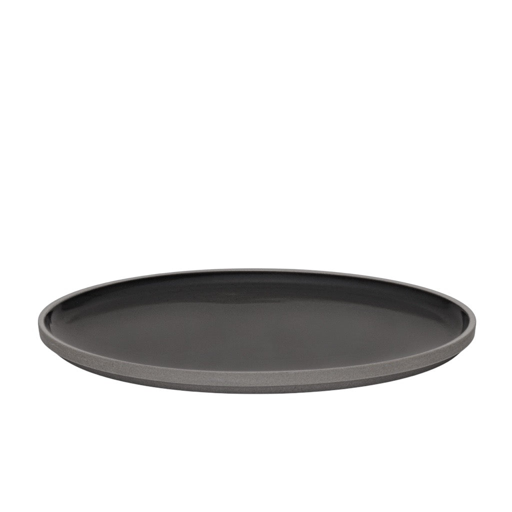 Hasami Plate Large Dark Grey, Grey Collection