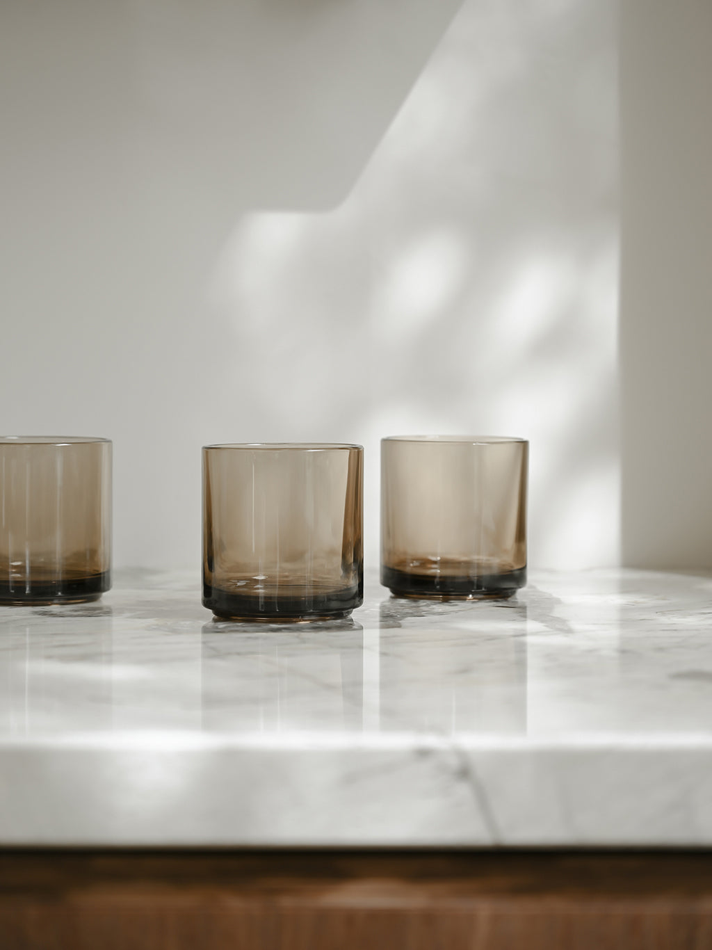 Hasami Glass Tumbler Amber, Hasami Porcelain Glassware