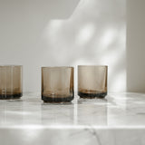 Hasami Glass Tumbler Amber, Hasami Porcelain Glassware