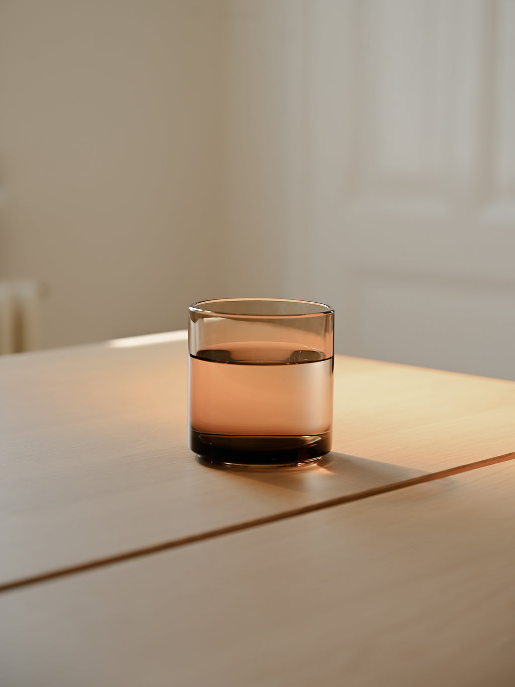 Hasami Glass Tumbler Amber, Hasami Porcelain Glassware