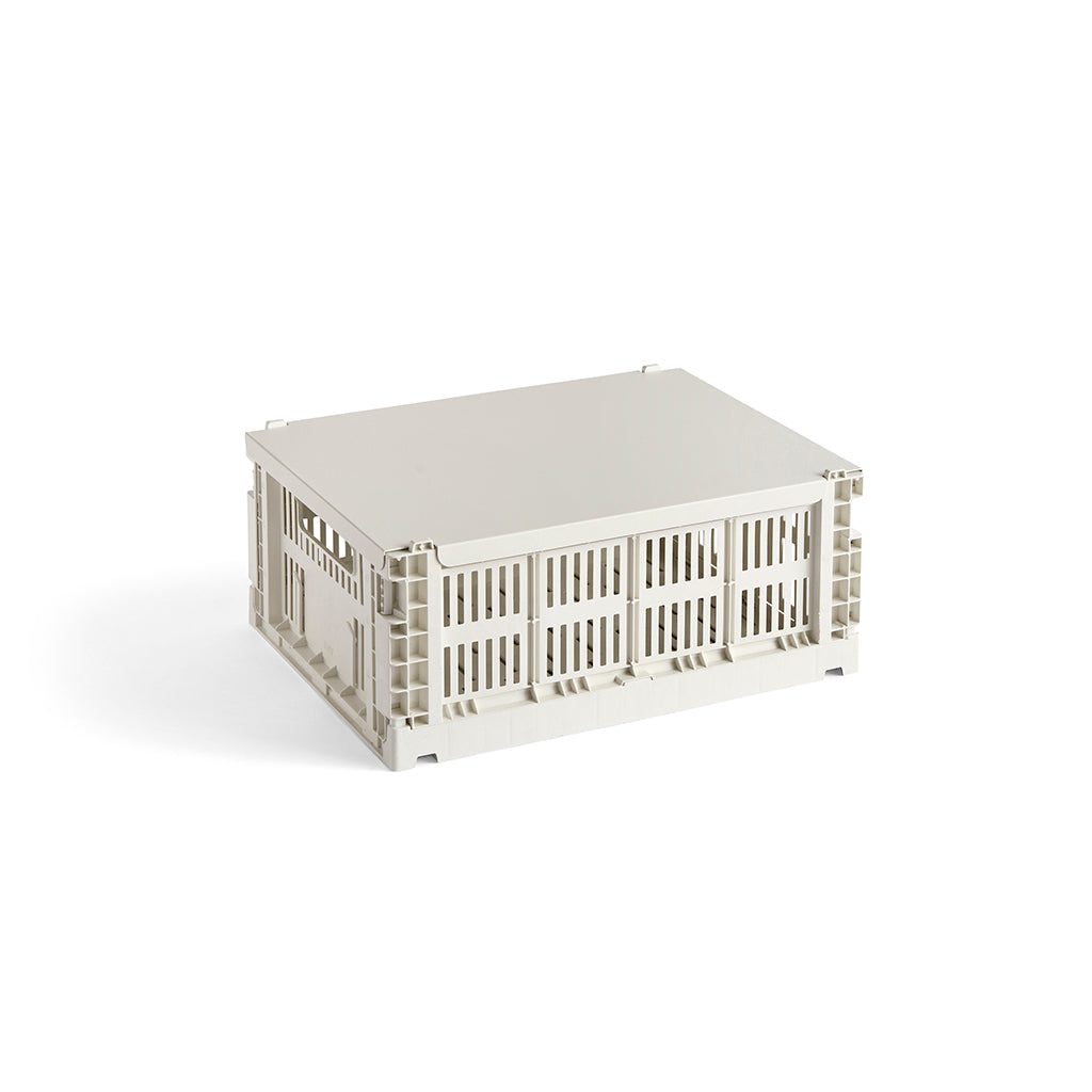 Colour Crate Lid Off-White Medium, HAY