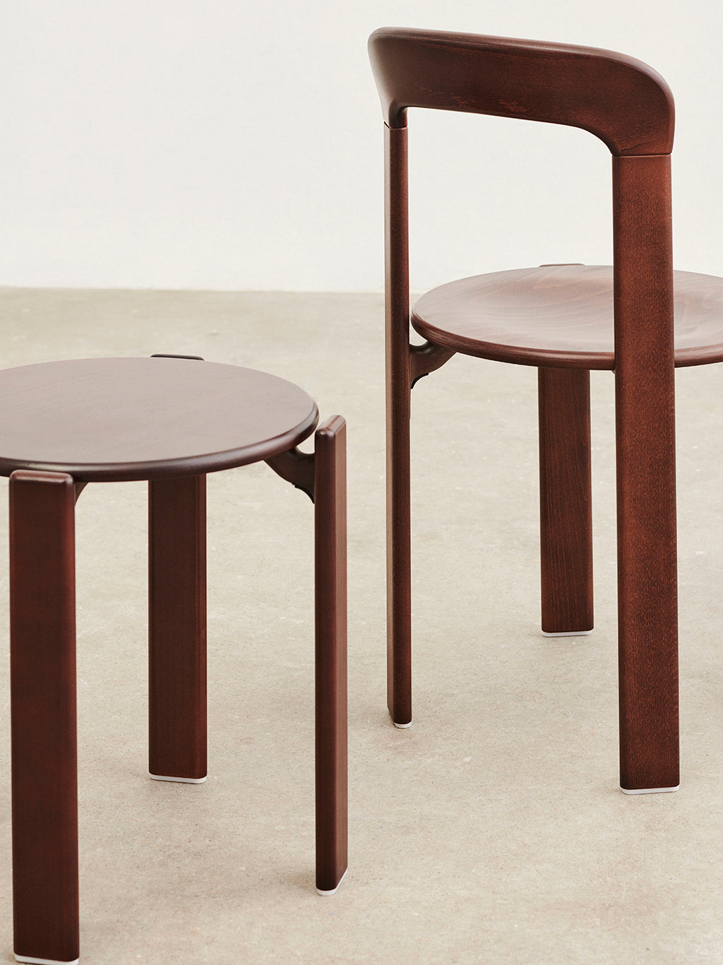 Rey Chair Umber Brown, HAY