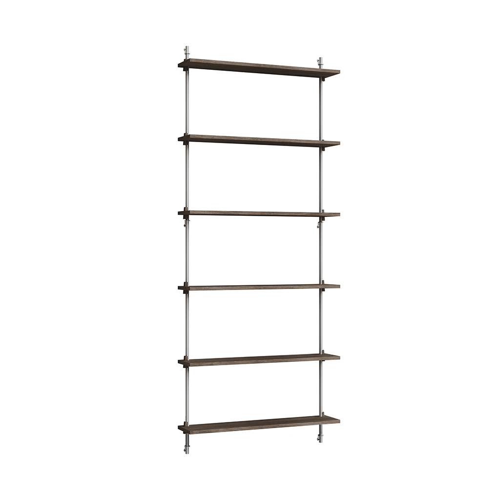 Wall Shelving WS.200.1 Dark Oak, Moebe