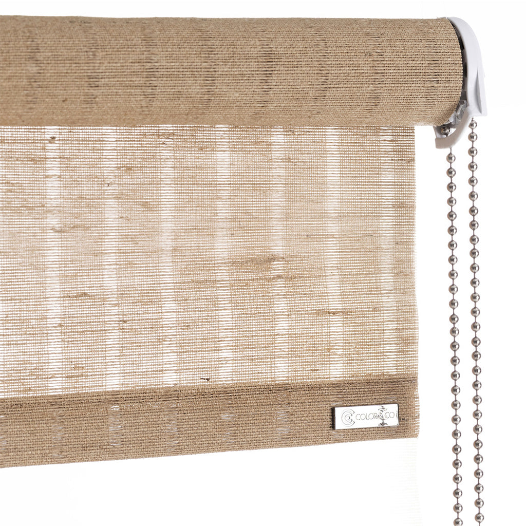 Light Jute Blinds Chain Pull, The Fine Store