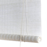 Striped Jute Blinds White, The Fine Store