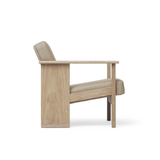 Block Lounge Chair Light Oak