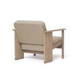 Block Lounge Chair Light Oak