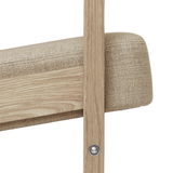 Block Lounge Chair Light Oak