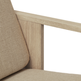 Block Lounge Chair Light Oak