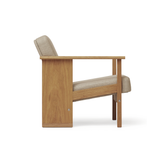 Block Lounge Chair Oak, Form & Refine