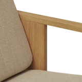 Block Lounge Chair Oak, Form & Refine