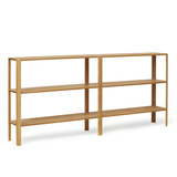 Leaf Shelf Double High Oak, Form & Refine