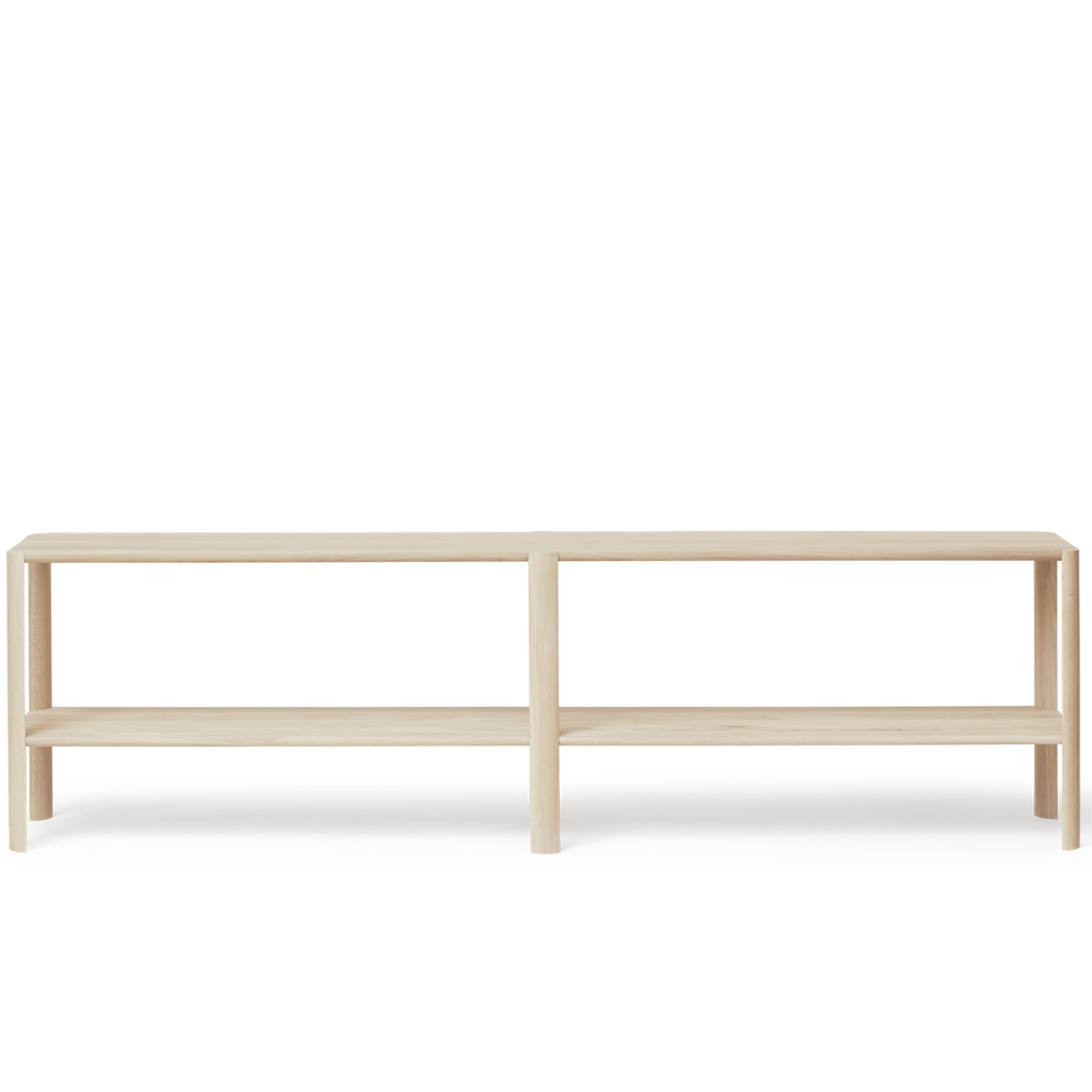 Leaf Shelf Double Low Light Oak, Form & Refine