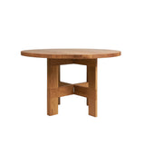 Farmhouse Trestle Table Round, Frama