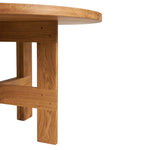 Farmhouse Trestle Table Round, Frama