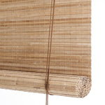 Natural Black Out Bamboo Roller Blinds, The Fine Store