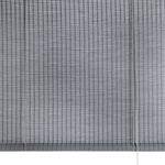 Steel Grey Bamboo Roller Blinds, The Fine Store