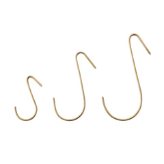 Brass J Hook, Fog Linen Work