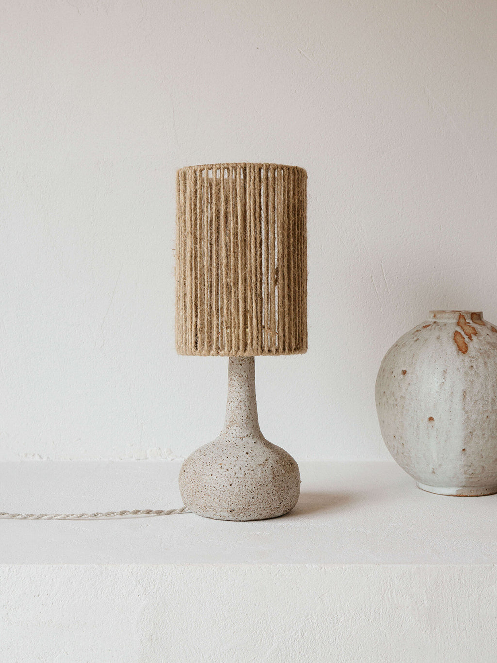 Lune Lamp Brut, Grès