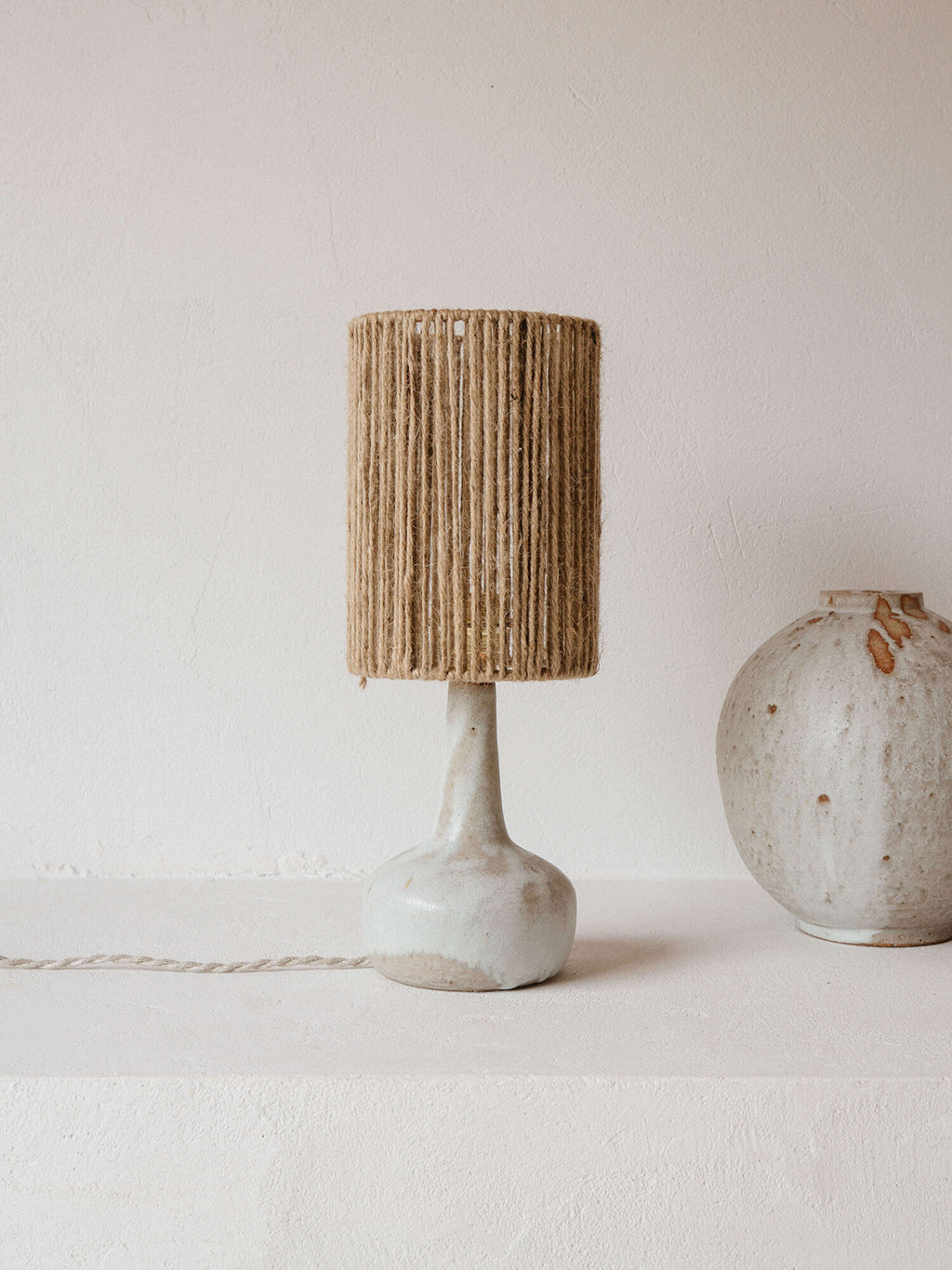 Lune Lamp Kaolin, Grès
