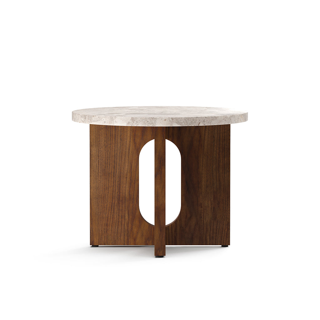 Androgyne Side Table Walnut, Menu