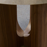 Androgyne Side Table Walnut, Menu