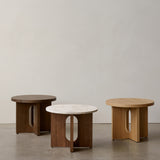 Androgyne Side Table Walnut, Menu