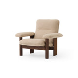 Brasilia Lounge Chair Dark Stained Oak Bouclé 02, Menu