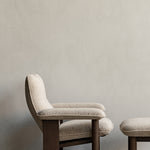 Brasilia Lounge Chair Dark Stained Oak Bouclé 02, Menu