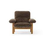 Brasilia Lounge Chair Oak Sheepskin Root, Menu