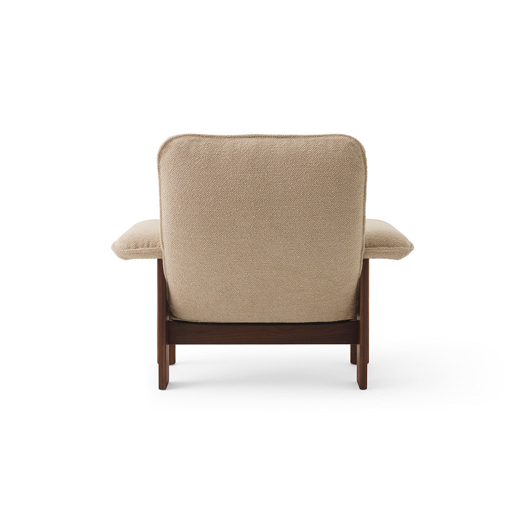 Brasilia Lounge Chair Walnut Bouclé 02, Menu