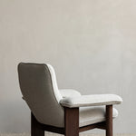 Brasilia Lounge Chair Walnut Moss 011, Menu