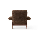 Brasilia Lounge Chair Walnut Sheepskin Root, Menu
