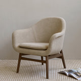 Harbour Lounge Chair Dark Stained Oak Bouclé 02, Menu