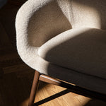 Harbour Lounge Chair Walnut Bouclé 02, Menu