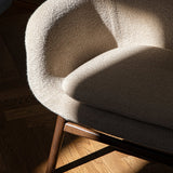 Harbour Lounge Chair Walnut Bouclé 02, Menu