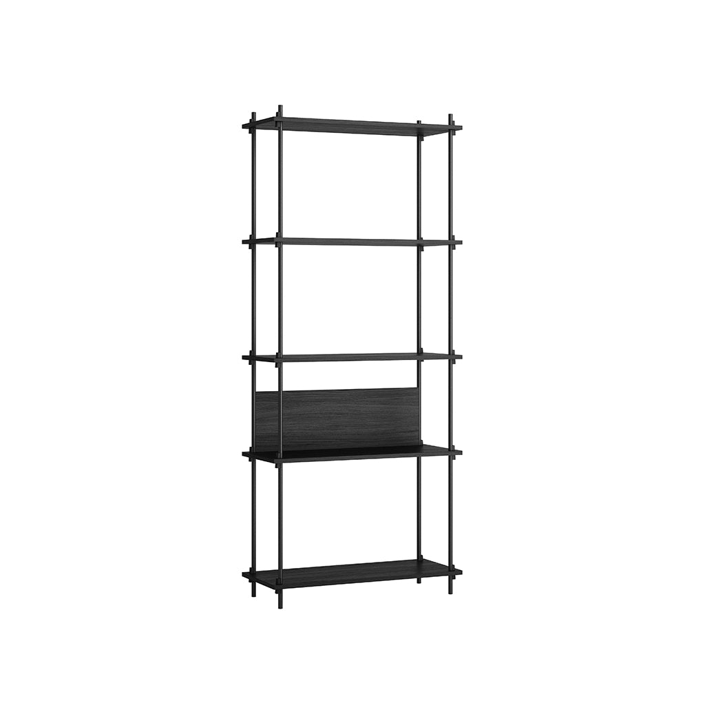 Moebe Shelving System Black 03