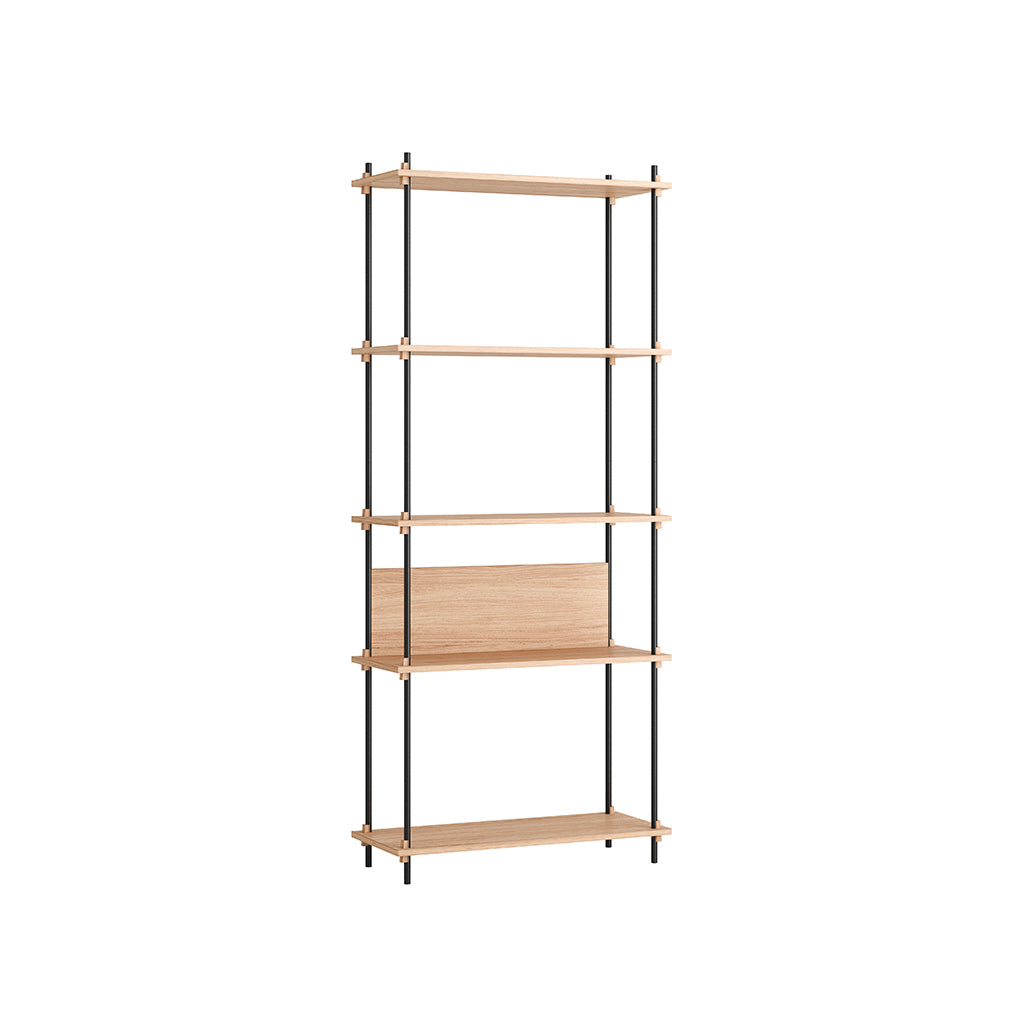 Moebe Shelving System Oak With Black 03