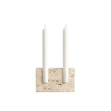 Snug Candleholder Travertine, Sanna Völker