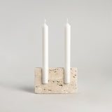 Snug Candleholder Travertine, Sanna Völker