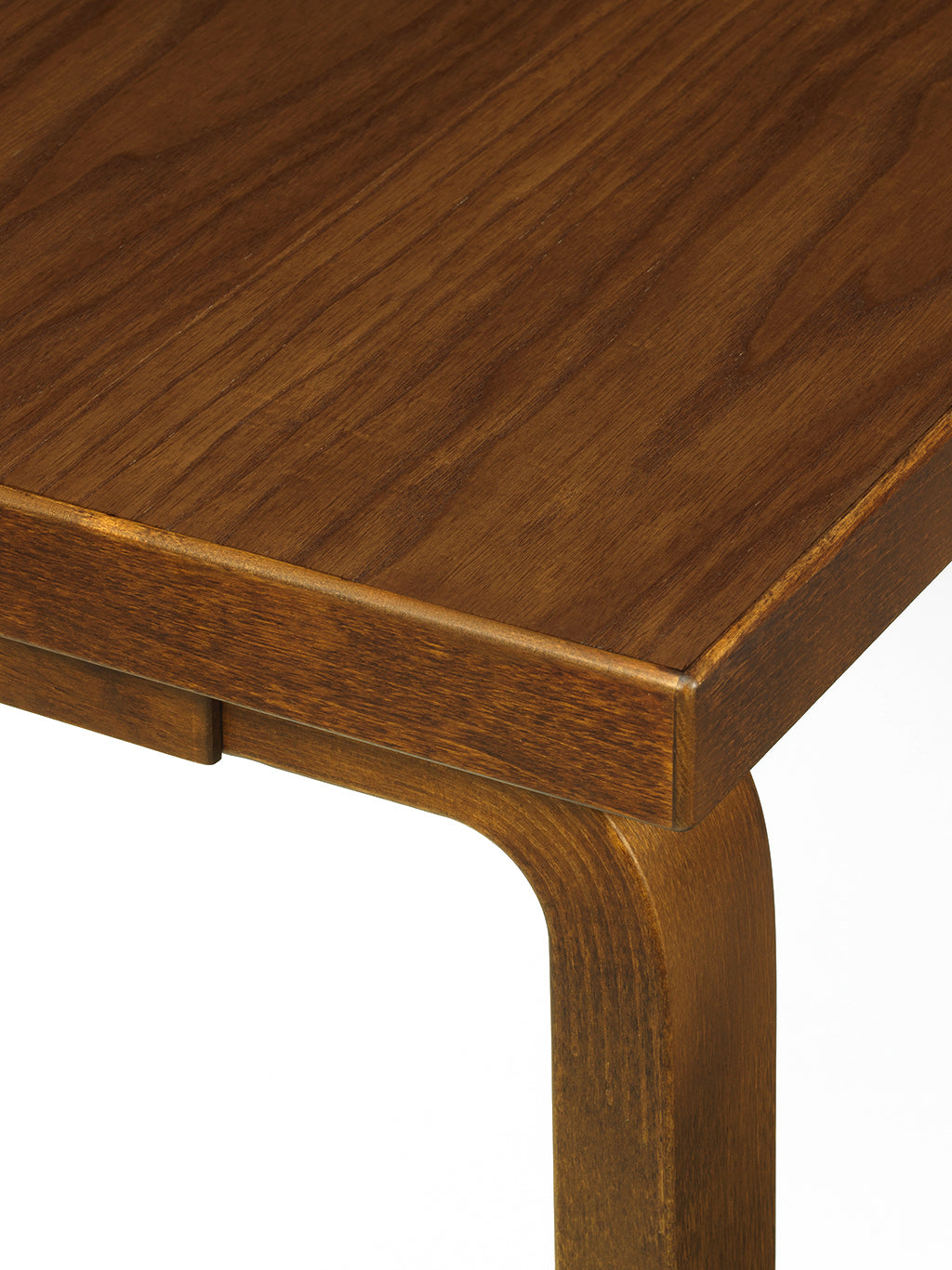 Aalto Table Rectangular Stained Walnut, Artek