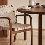 Aalto Table Round Walnut Stained, Artek