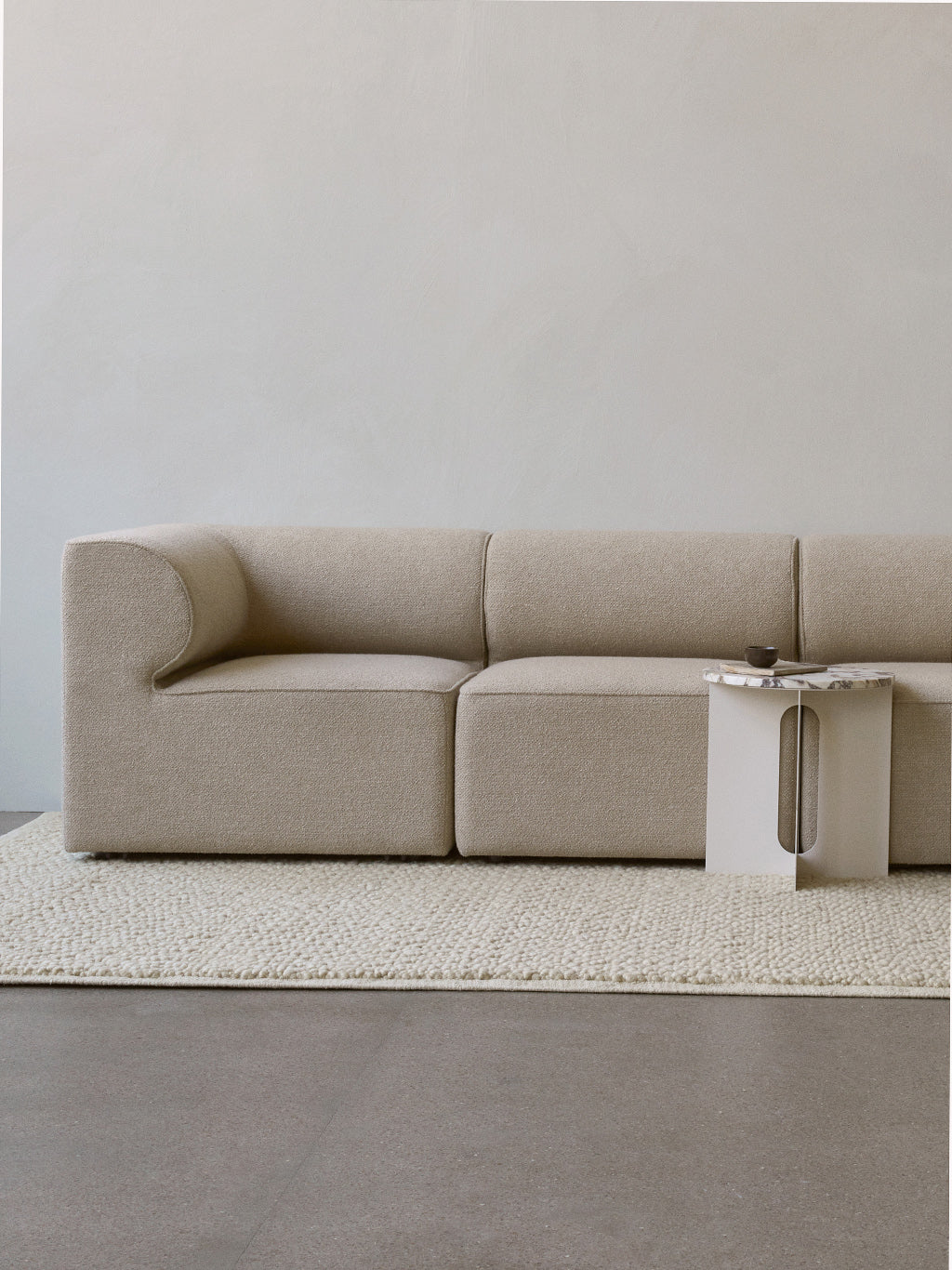 Eave Modular Sofa 3-Seater Bouclé 02, Audo Copenhagen
