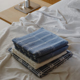 Modern Tartan Collection Celeste & Chalk, BAINA