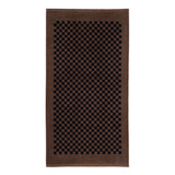 Roman Pool Towel Tabac & Noir