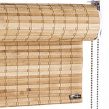 Natural Black Out Bamboo Blinds Chain Pull, The Fine Store