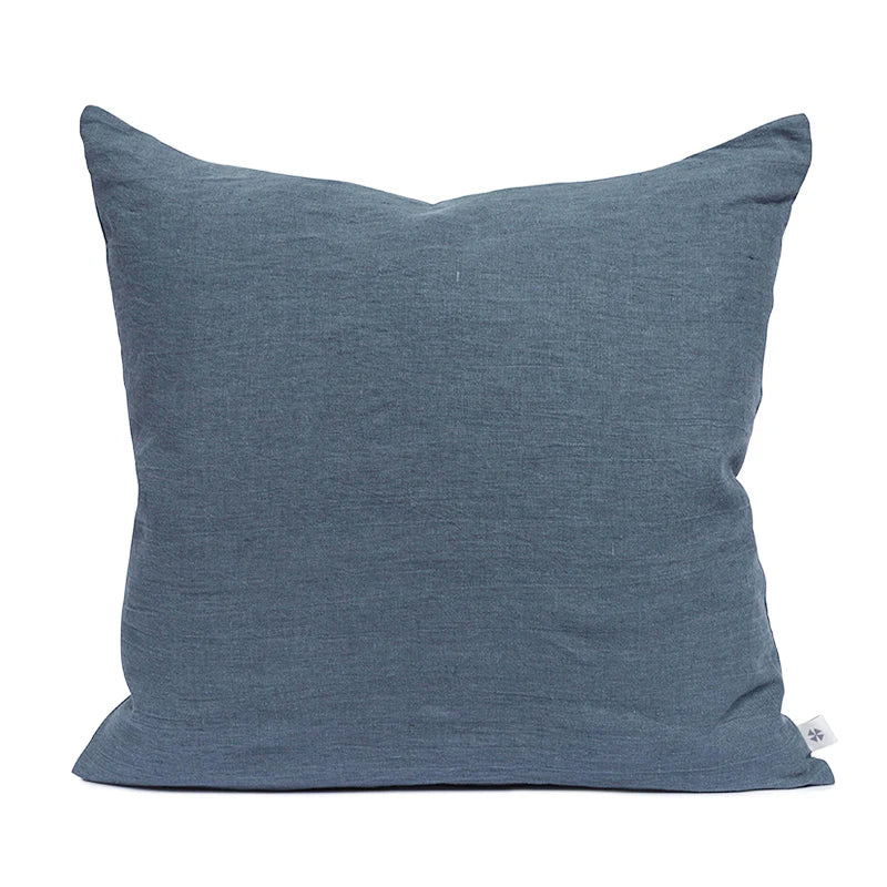 Linen Cushion Faded Blue, By Mölle